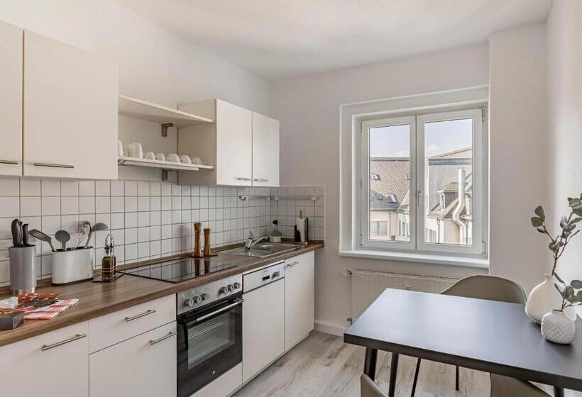 침실 2개 스위트, Limehome Zwickau Dr. Friedrichs Ring