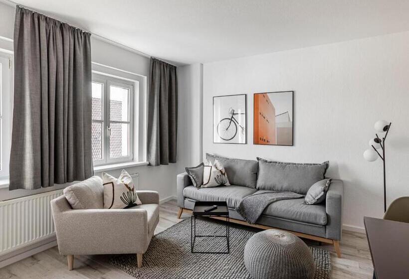 침실 2개 스위트, Limehome Zwickau Dr. Friedrichs Ring