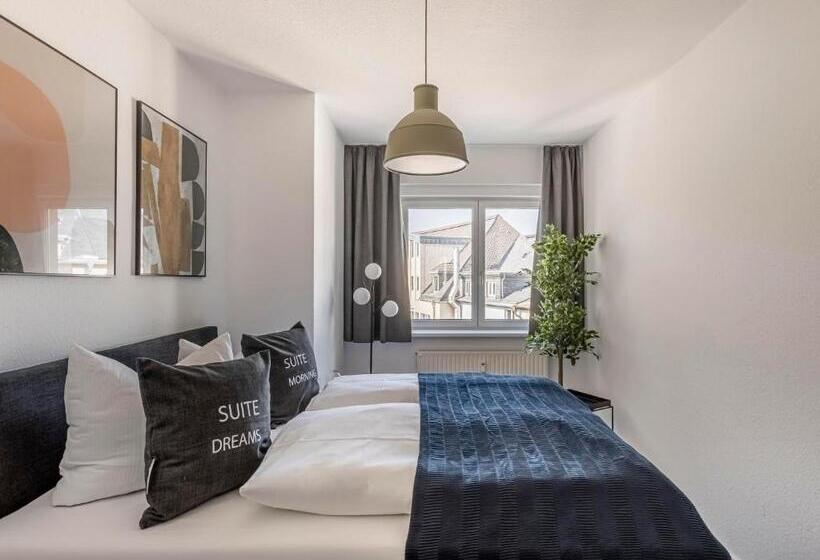 침실 2개 스위트, Limehome Zwickau Dr. Friedrichs Ring