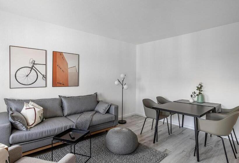 침실 2개 스위트, Limehome Zwickau Dr. Friedrichs Ring