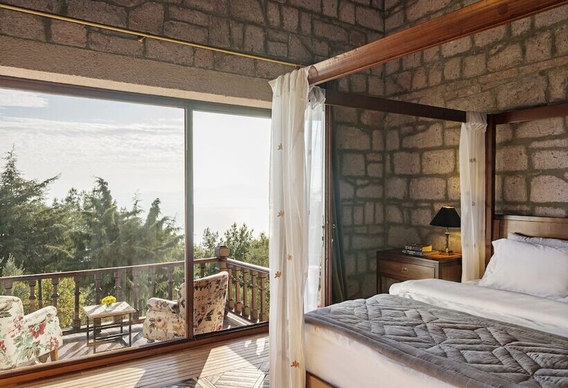 חדר דלוקס עם מרפסת נוף לים, Simurg Inn