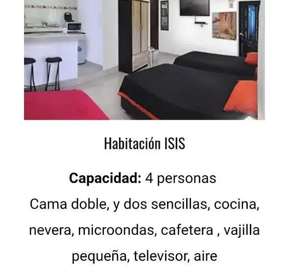 اتاق استاندارد چهار تخته, Posada Miss Joyce House