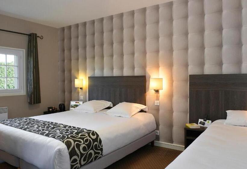 Номер Стандарт Трехместный, Logis Hôtel Restaurant Des Châteaux