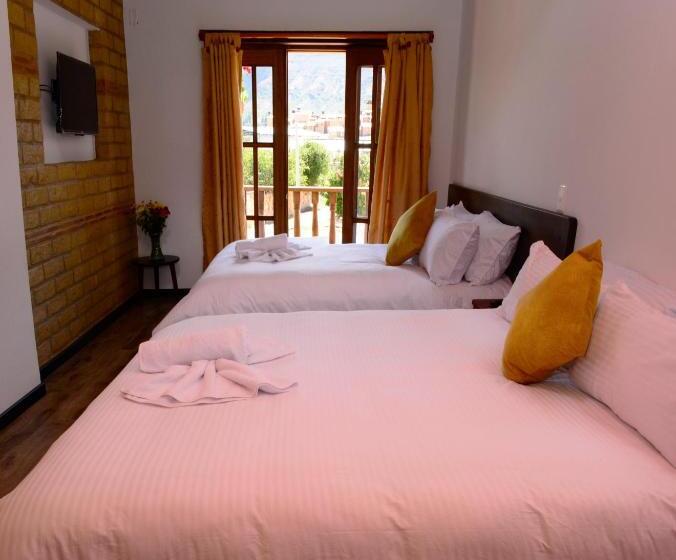 חדר לארבעה סטנדרטי עם מרפסת, San Luis Sachica