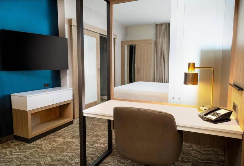 מיטת קינג בסוויטה, Springhill Suites Spokane Airport