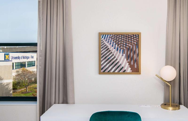 غرفة قياسية سرير كينج, Hilton Garden Inn Flint Downtown