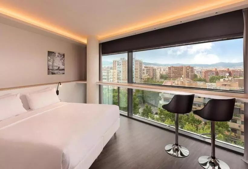 اتاق اجرایی با تخت بزرگ, Four Points By Sheraton Barcelona Diagonal