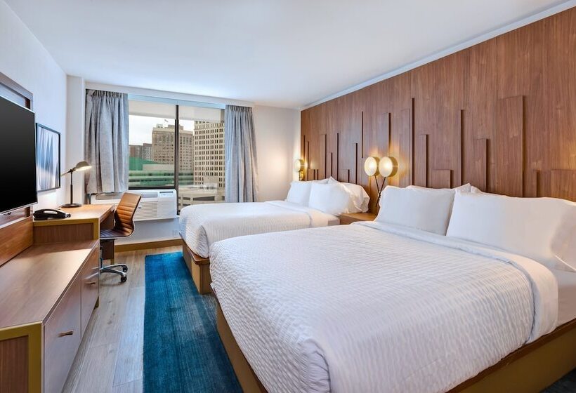스탠다드 룸 더블 침대 2개, Indigo Detroit Downtown, An Ihg