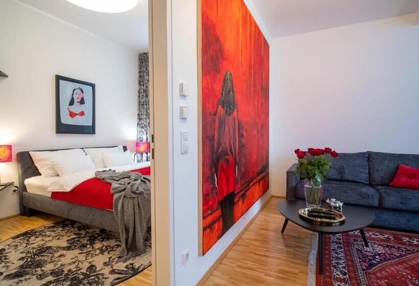 Апартаменты 1 Спальня с Террасой, Loidls Guesthouse