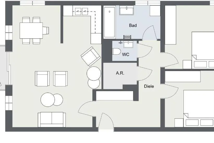 Apartament 2 Dormitoris amb Balconada, Loidls Guesthouse