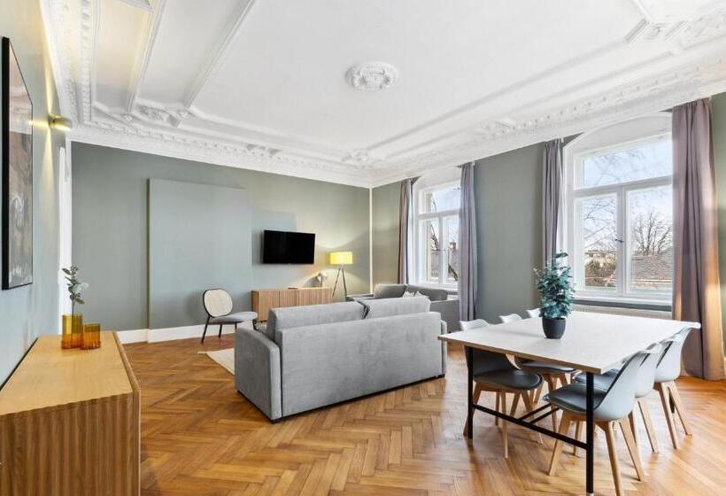 带2个卧室的套房, Limehome Dresden Antonstraße