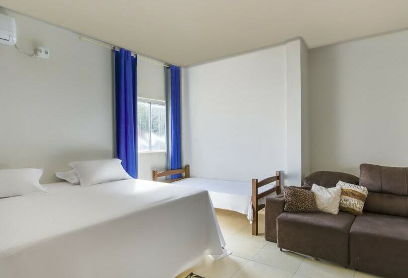 غرفة قياسية ثلاثية, Pousada Portal Do Pantanal