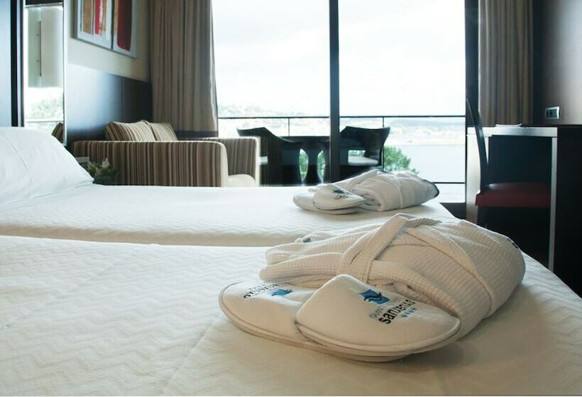 חדר סטנדרט נוף לים, Gran Talaso Hotel Sanxenxo