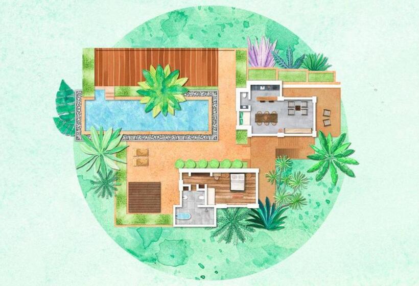 침실 3개 빌라, Samsam Yao Noi  Andaman Magic & Art Villas