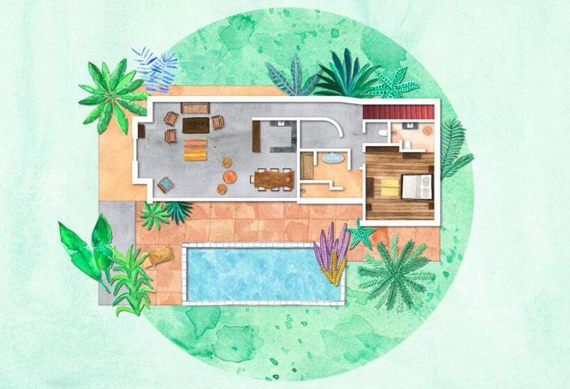 فيلا غرفة نوم واحدة مع مسبح, Samsam Yao Noi Andaman Magic & Art Villas