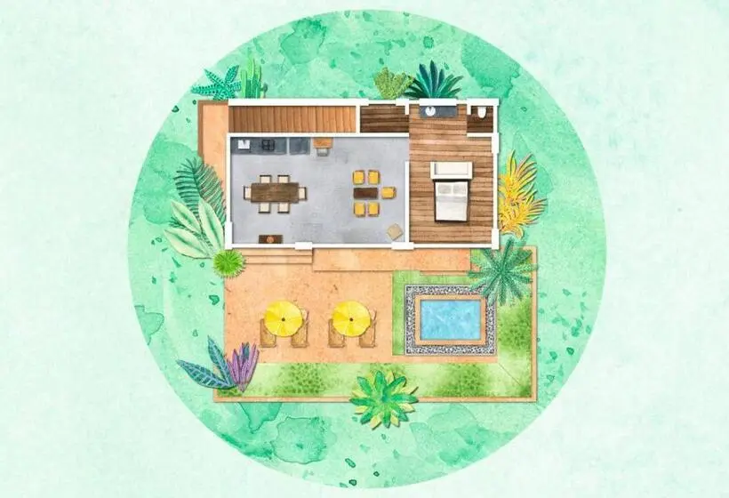 オーシャンビューの１ベッドルームビラ, Samsam Yao Noi  Andaman Magic & Art Villas