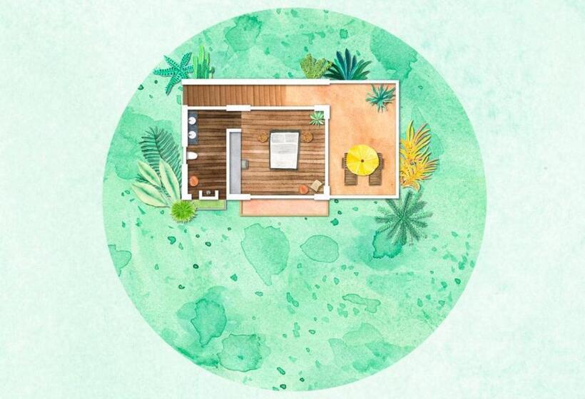 فيلا غرفة نوم واحدة مطلّة علي البحر, Samsam Yao Noi Andaman Magic & Art Villas