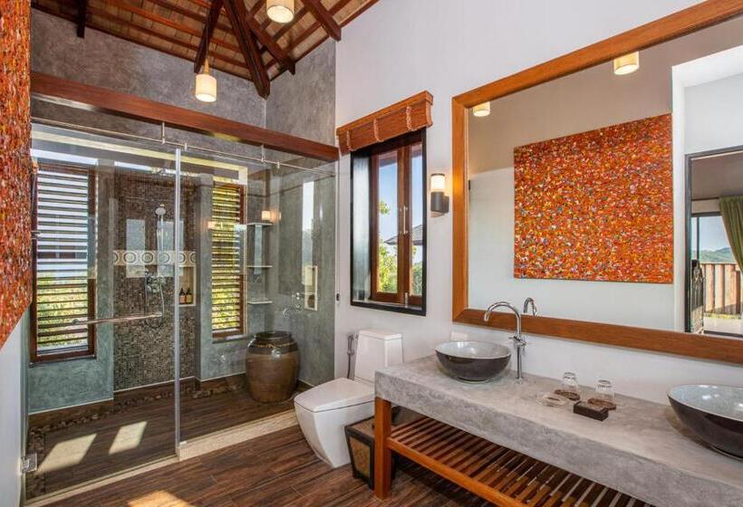 فيلا غرفة نوم واحدة مطلّة علي البحر, Samsam Yao Noi Andaman Magic & Art Villas