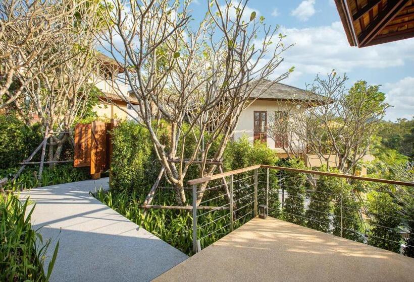 1침실 빌라 정원 전망, Samsam Yao Noi  Andaman Magic & Art Villas