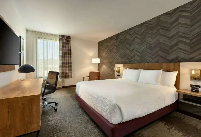 キングサイズベッドのデラックスルーム, La Quinta Inn & Suites By Wyndham Santa Rosa Sonoma