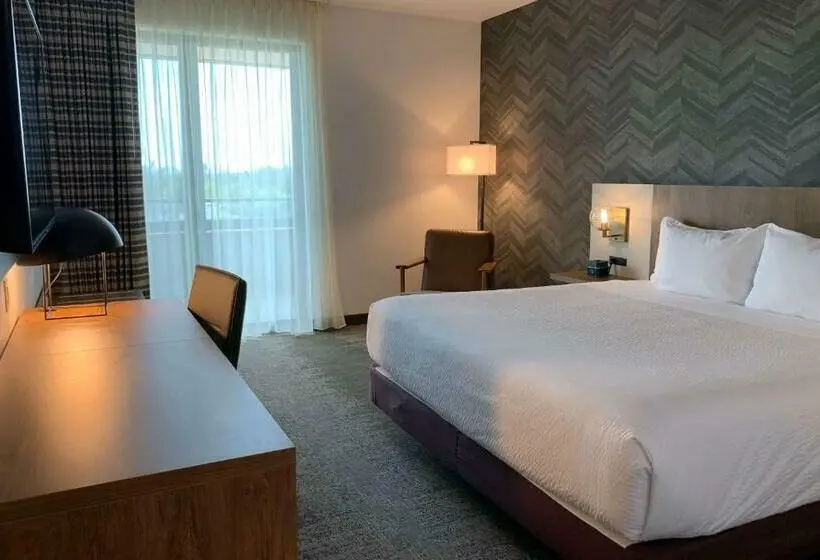 キングサイズベッドのデラックスルーム, La Quinta Inn & Suites By Wyndham Santa Rosa Sonoma