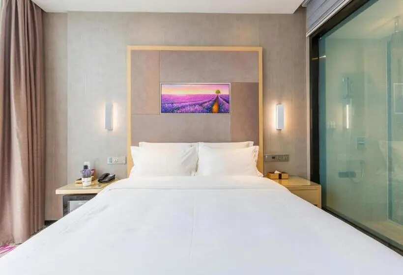キングサイズベッドのデラックスルーム, Lavande Hotels·foshan Nanhai Dali New Metropolis