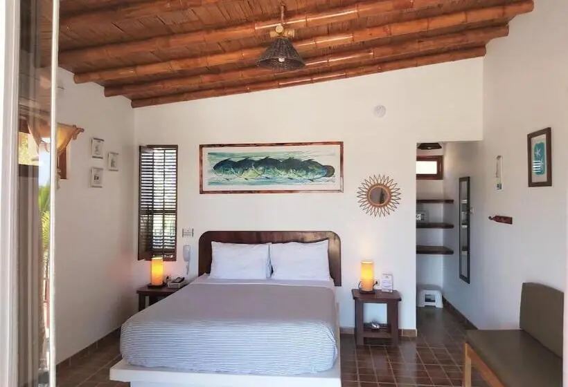 اتاق لوکس با چشم‌انداز دریا, Punta Del Norte Bungalows