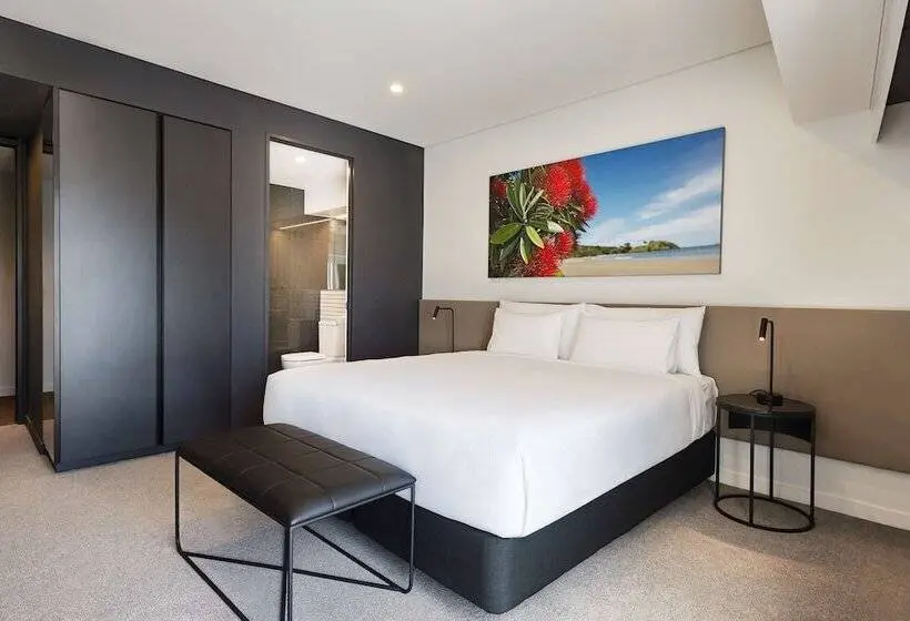 コネクティングルーム(家族用)。, Travelodge Hotel Auckland Wynyard Quarter