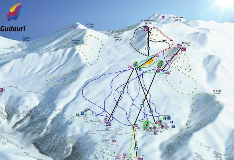 استودیوی استاندارد, New Gudauri Apartment Belle Epoque With A Terrace