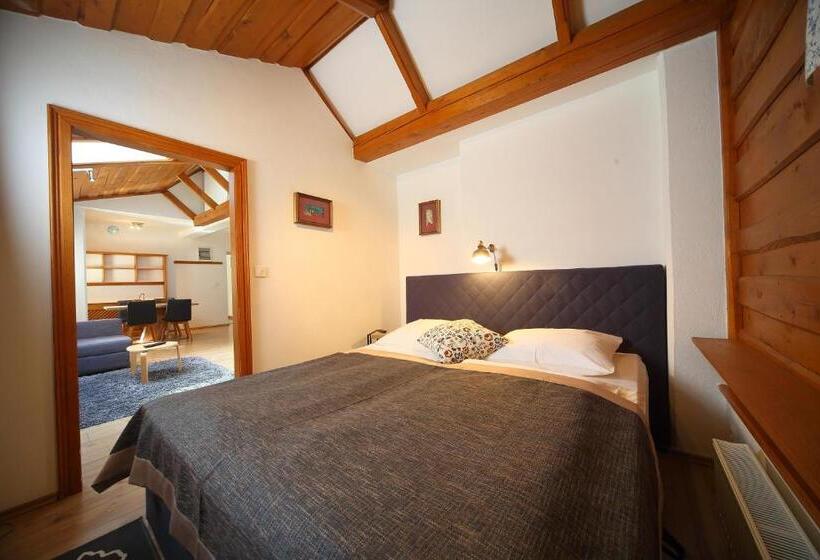 Family flat with terrace, Vila Edelweiss Rooms&app Kranjska Gora