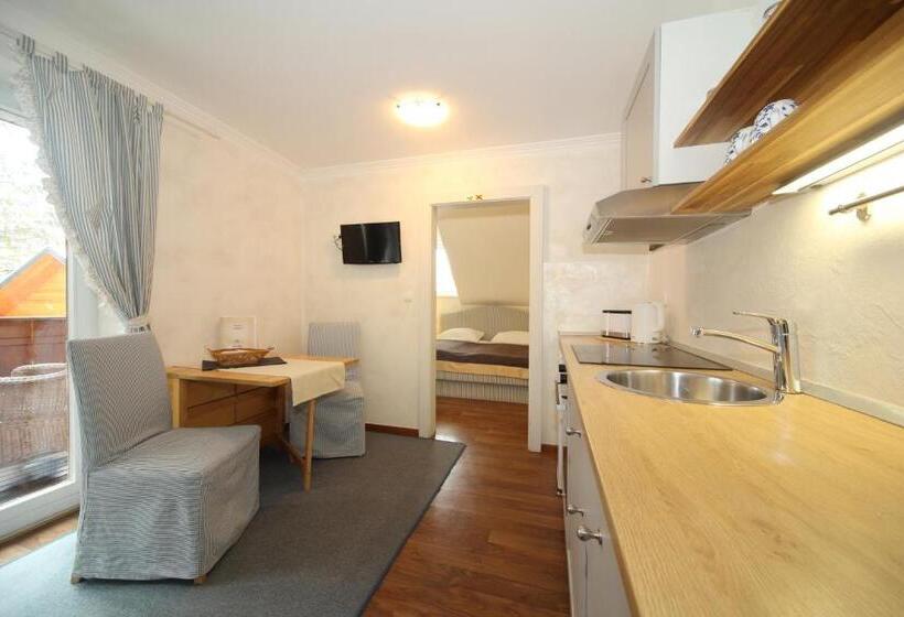 آپارتمان لوکس 1 خوابه, Vila Edelweiss Rooms&app Kranjska Gora