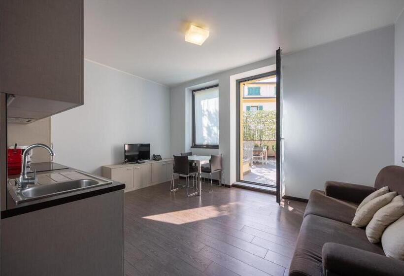 آپارتمان 2 خوابه با تراس, Residenza Porta Volta