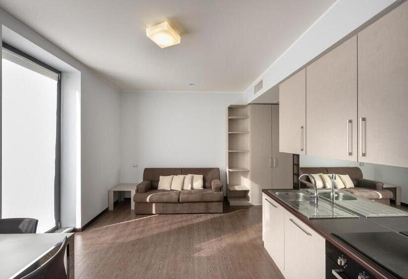 آپارتمان 2 خوابه با تراس, Residenza Porta Volta