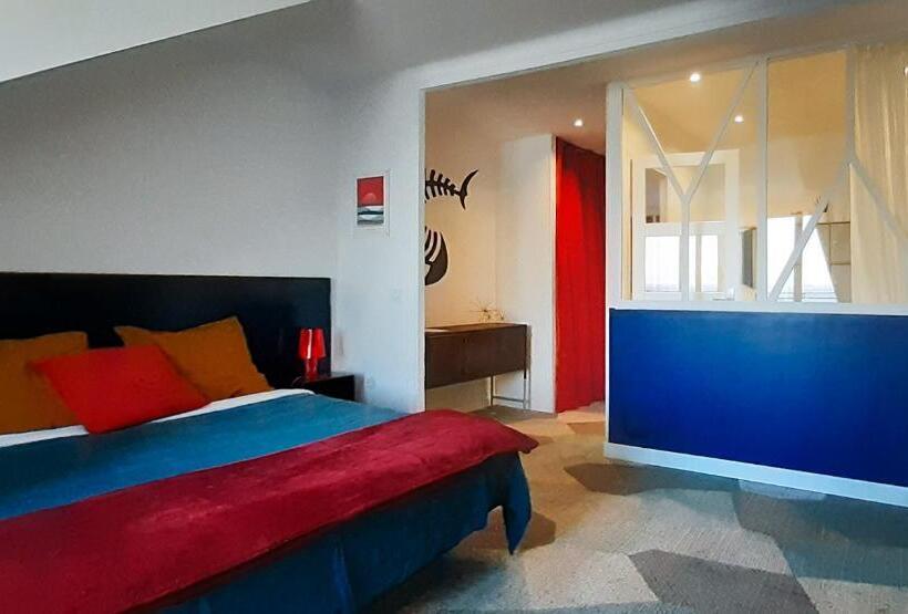 חדר סטנדרט עם מיטת קווין, Kêr L   Breizh & Breakfast