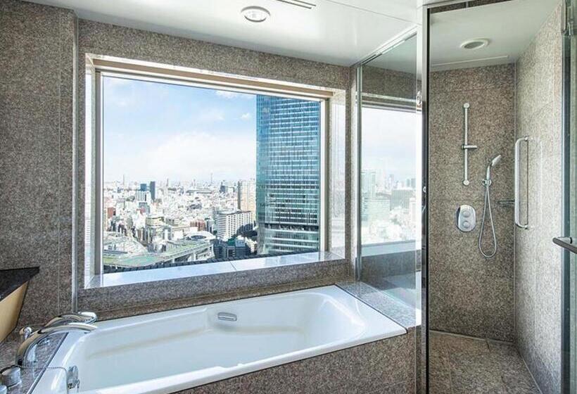 اتاق لوکس با تخت بزرگ, Cerulean Tower Tokyu Hotel, A Pan Pacific Partner