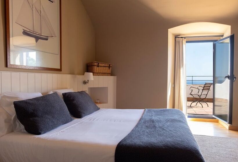 חדר סטנדרט נוף לים עם טרסה, El Far Hotel Restaurant