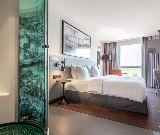 Superior-huone Näkymä, Radisson Hotel Zurich Airport