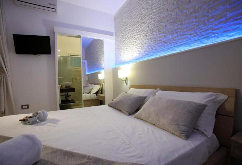 חדר דלוקס עם מרפסת, Il Baiocco Affittacamere Piscina & Spa