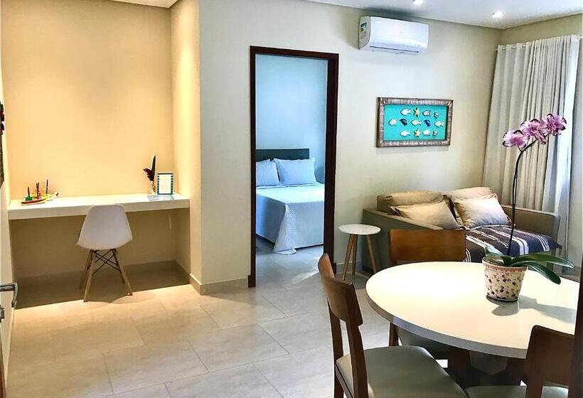 Апартаменты 1 Спальня, Perequê Açu Aparts