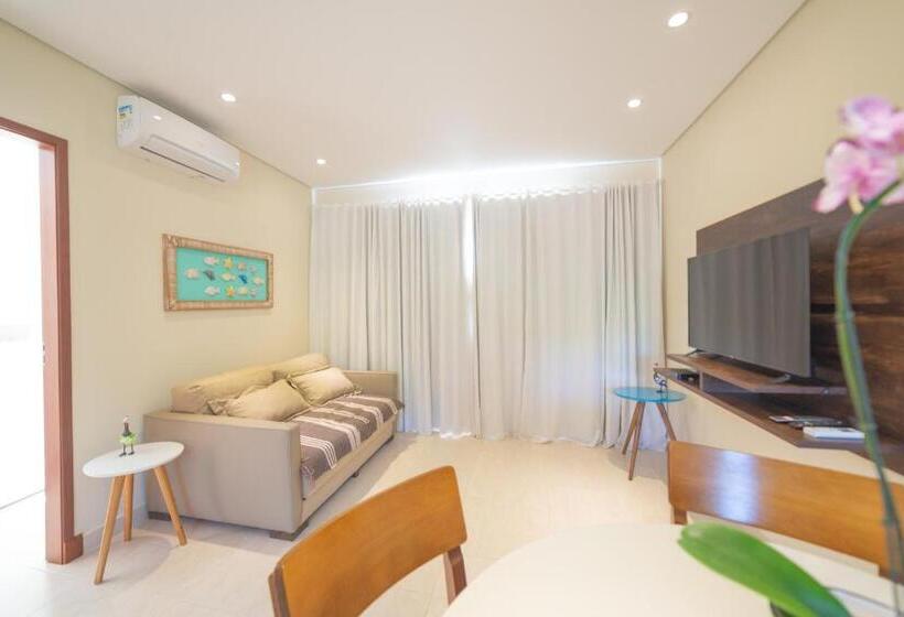 Апартаменты 1 Спальня, Perequê Açu Aparts