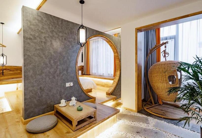 キングサイズベッドのスタンダードルーム, Su Xin Resort Inn