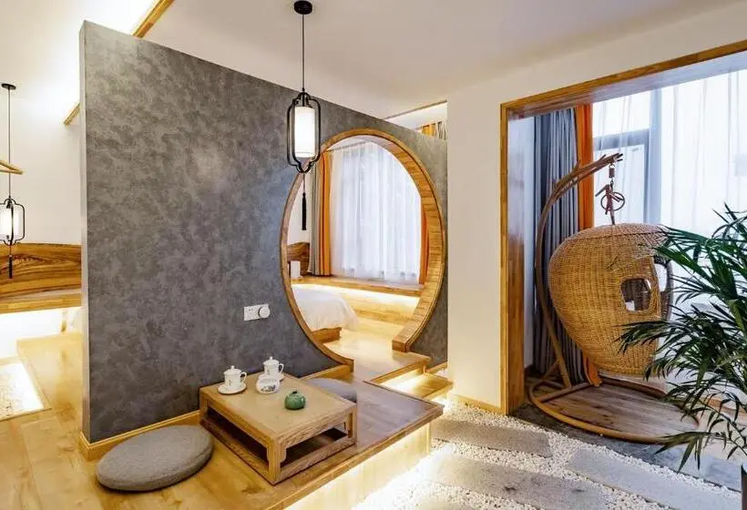 اتاق استاندارد با تخت بزرگ, Zhangjiajie Su Xin Resort Near Tianmen Shan & Hehua Airport Free Pick Up