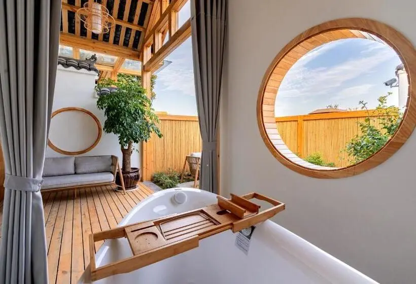 اتاق استاندارد با چشم‌انداز باغ, Zhangjiajie Su Xin Resort Near Tianmen Shan & Hehua Airport Free Pick Up
