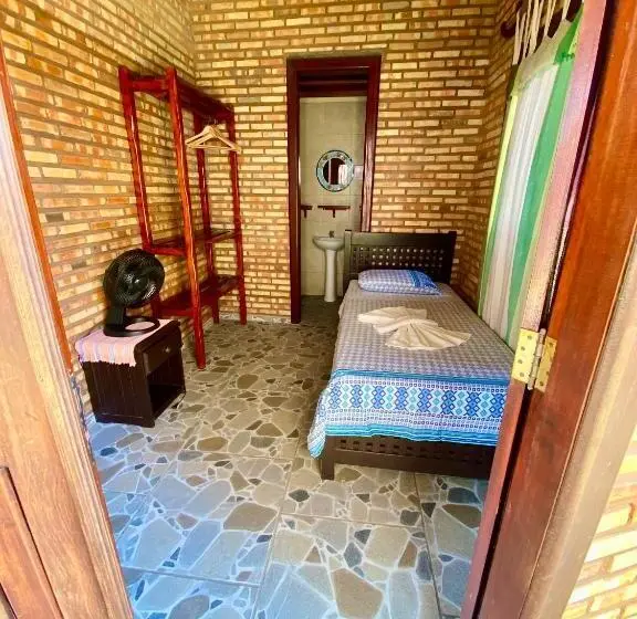 シングルベーシックルーム, Casa Cumbuco E Hospedaria
