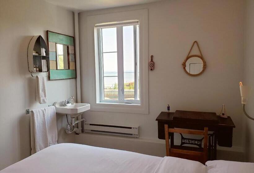 バス共有のスタンダードルーム, Auberge De La Rive De Charlevoix Auberge De Jeunesse Familiale Pour Voyageurs De Tous âges