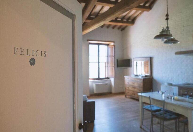 带1个卧室带花园景观的公寓, Abbazia Sette Frati Agriturismo Fratres