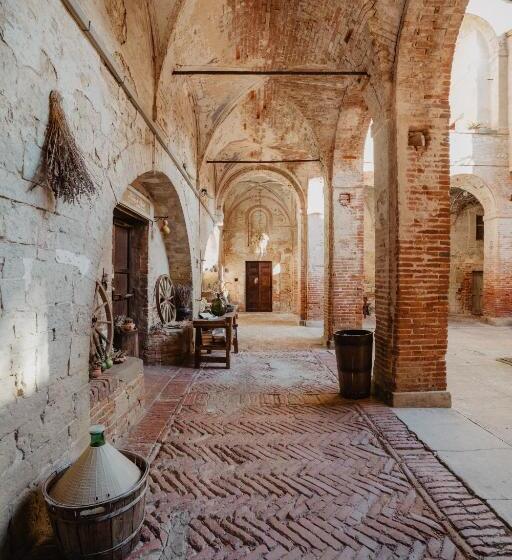 带1个卧室带花园景观的公寓, Abbazia Sette Frati Agriturismo Fratres