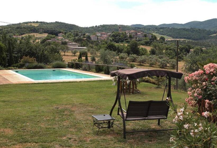 غرفة قياسية ذات إطلالة بانورامية, Agriturismo Podere Acqualoreto