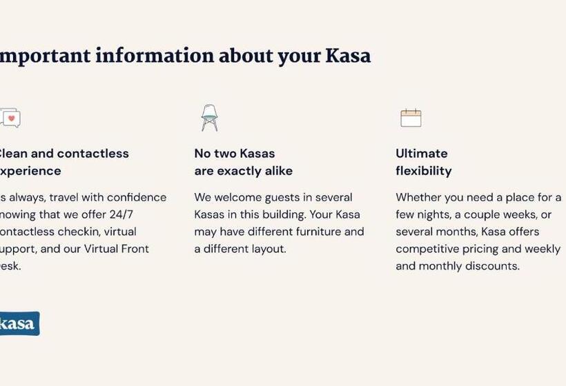 شقة غرفتين, Kasa Central West End St Louis