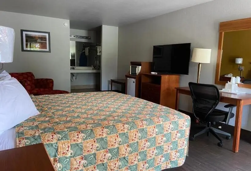 キングサイズベッドのデラックスルーム, Redbud Inn
